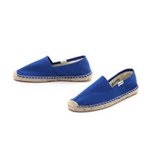 Soludos Dali Flat Espadrilles Canvas Cobalt Blue 8